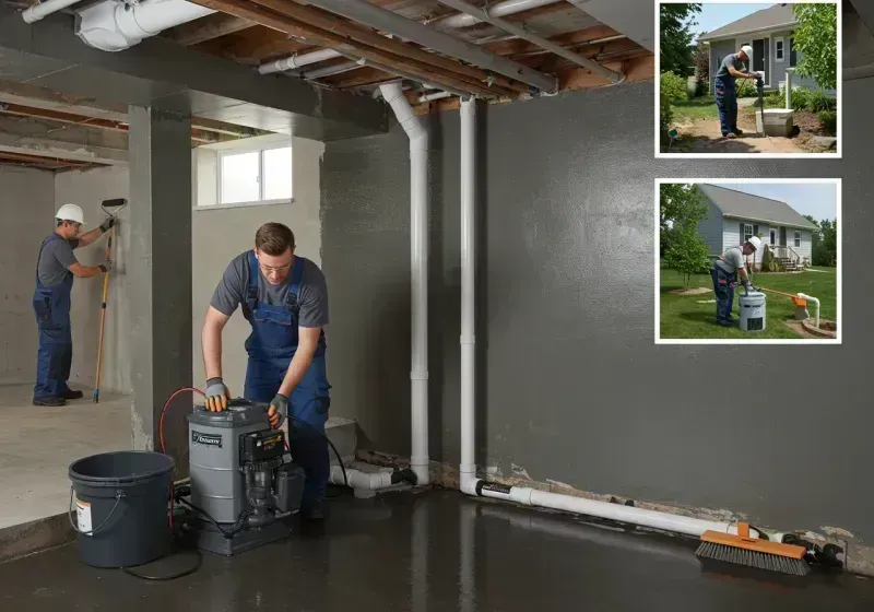 Basement Waterproofing and Flood Prevention process in Penn Estates, PA